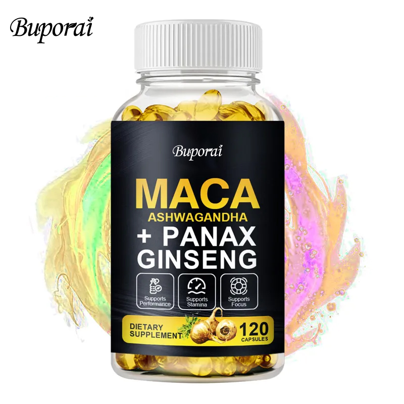 Valerian Root Capsule - マカ根カプセル（筋肉、持久力、スタミナ、男性のパフォーマンス向上のためのサプリメント、高麗人参とアシュワガンダ配合）