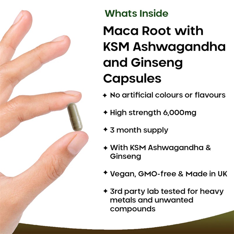 マカ根サプリメント - KSMアシュワガンダ、高麗人参配合で - Valerian Root Capsule のレビューと価格