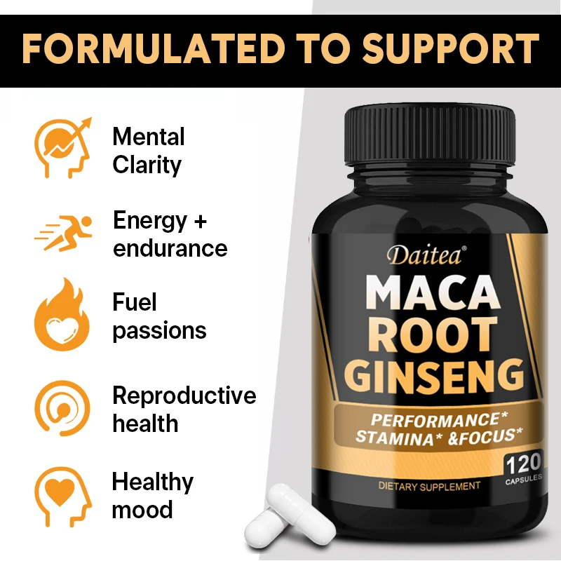マカとginsengルート抽出物、ビーガン、11400mg、 - Valerian Root Capsule のレビューと価格